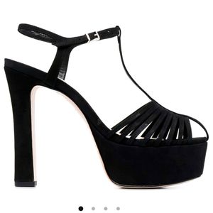 SchutzRoxi suede platform shoes